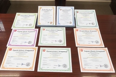 Official language certificates and exam scores for diplomacy.